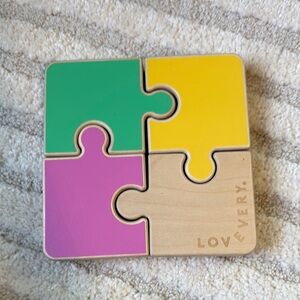 Lovevery Colorful Wooden Puzzle for Kids